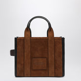 Marc Jacobs Small Copper Suede Tote Bag Brown