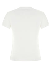 Off White Logo Embroidery T-shirt White