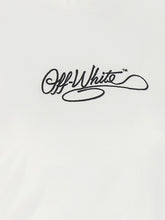 Off White Logo Embroidery T-shirt White