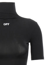 Off White Off Stamp Logo Stencil T-shirt Black