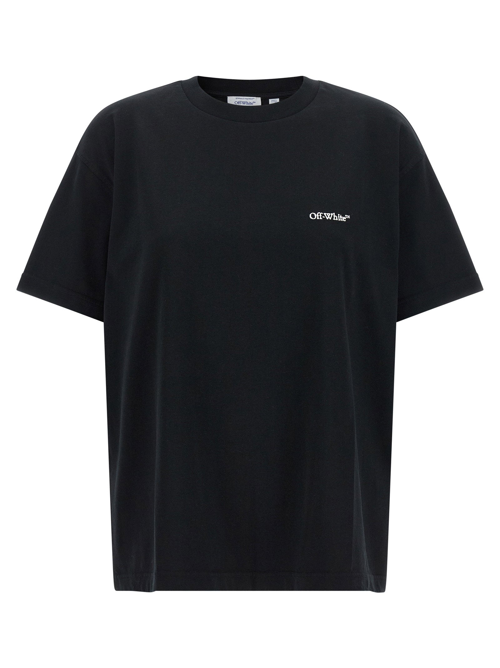 Off White Arrow Out Flower T-shirt Black