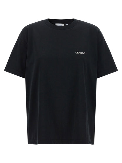 Off White Arrow Out Flower T-shirt Black