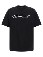 Off White Big Logo Bookish T-shirt Black