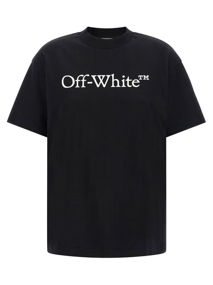 Off White Big Logo Bookish T-shirt Black