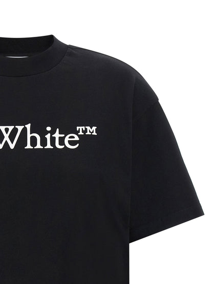Off White Big Logo Bookish T-shirt Black