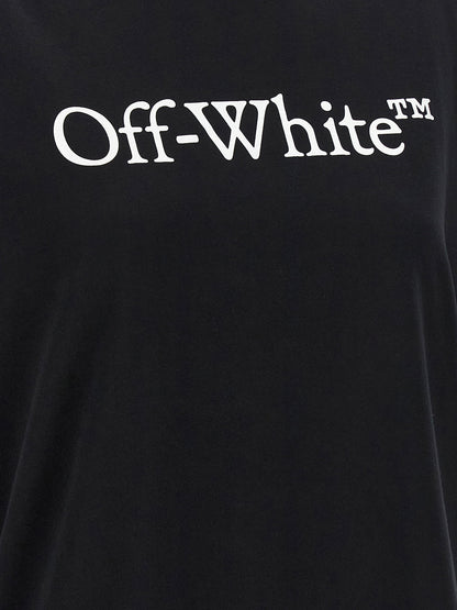 Off White Big Logo Bookish T-shirt Black