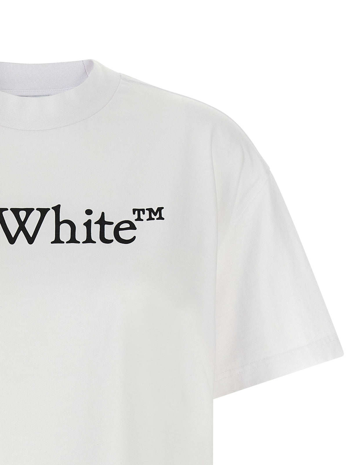Off White Big Logo Bookish T-shirt White