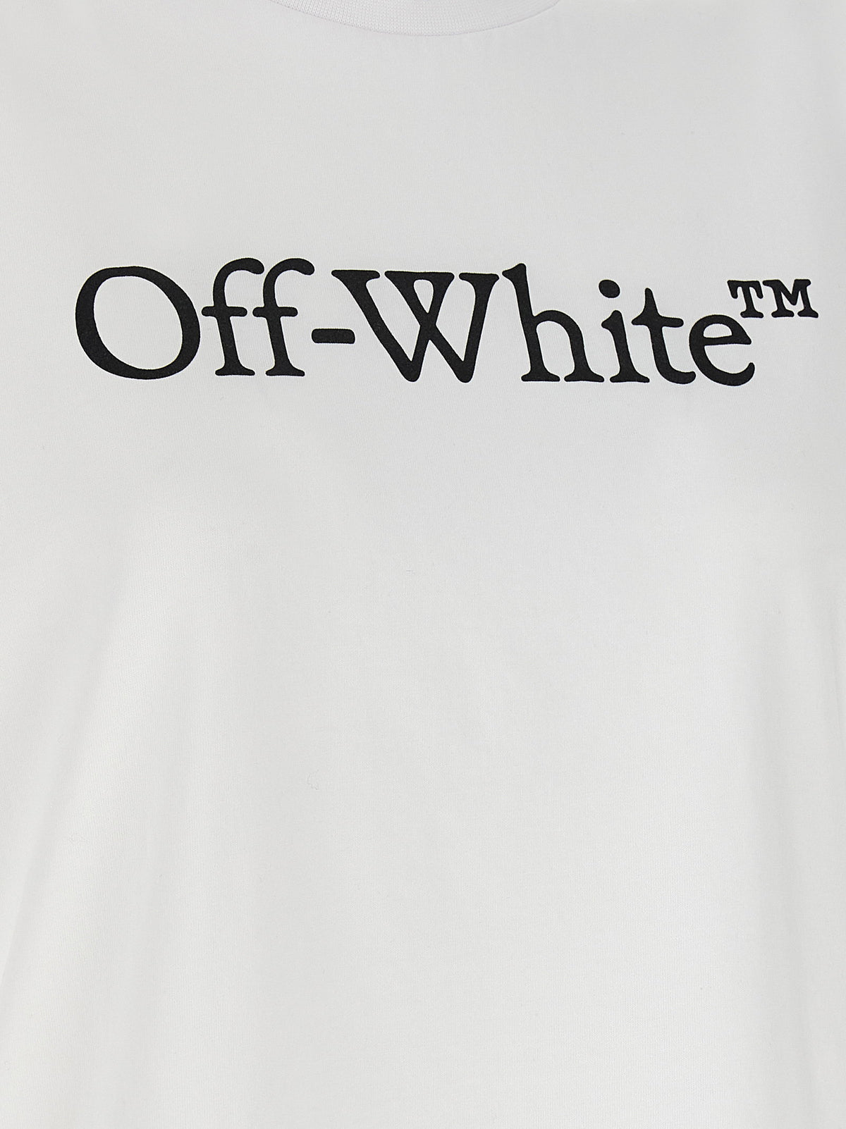 Off White Big Logo Bookish T-shirt White