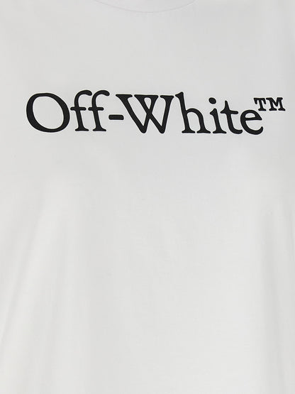 Off White Big Logo Bookish T-shirt White