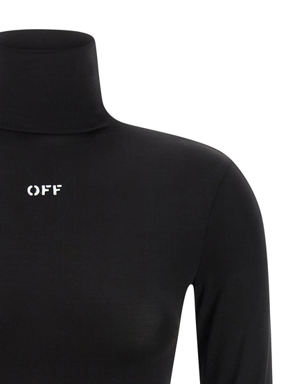 Off White Off Stamp Sweater Black
