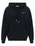 Off White Arrow Out Flower Hoodie Black