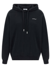 Off White Arrow Out Flower Hoodie Black
