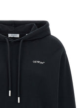 Off White Arrow Out Flower Hoodie Black