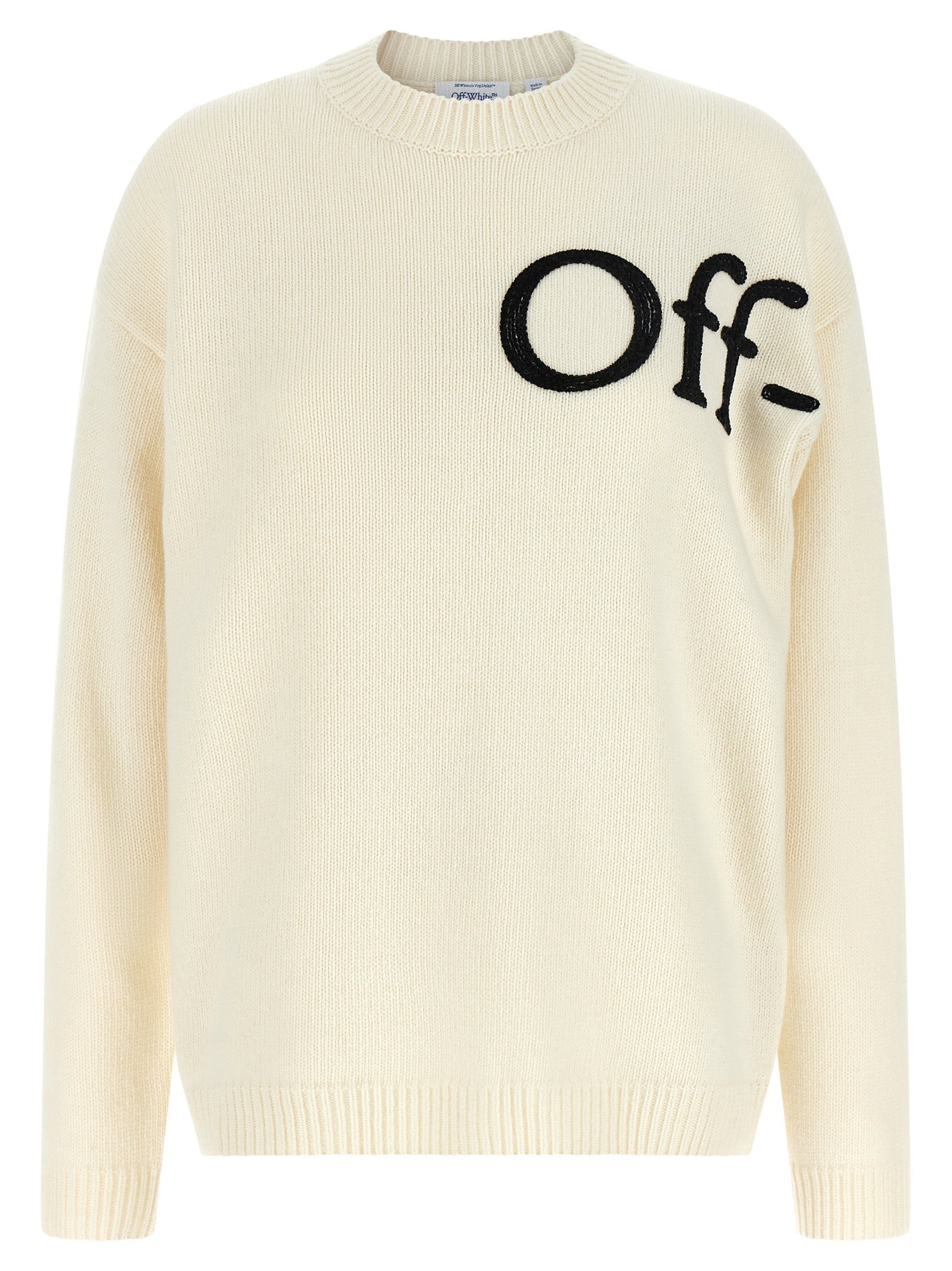Off White Bookish Shared Sweater White/black