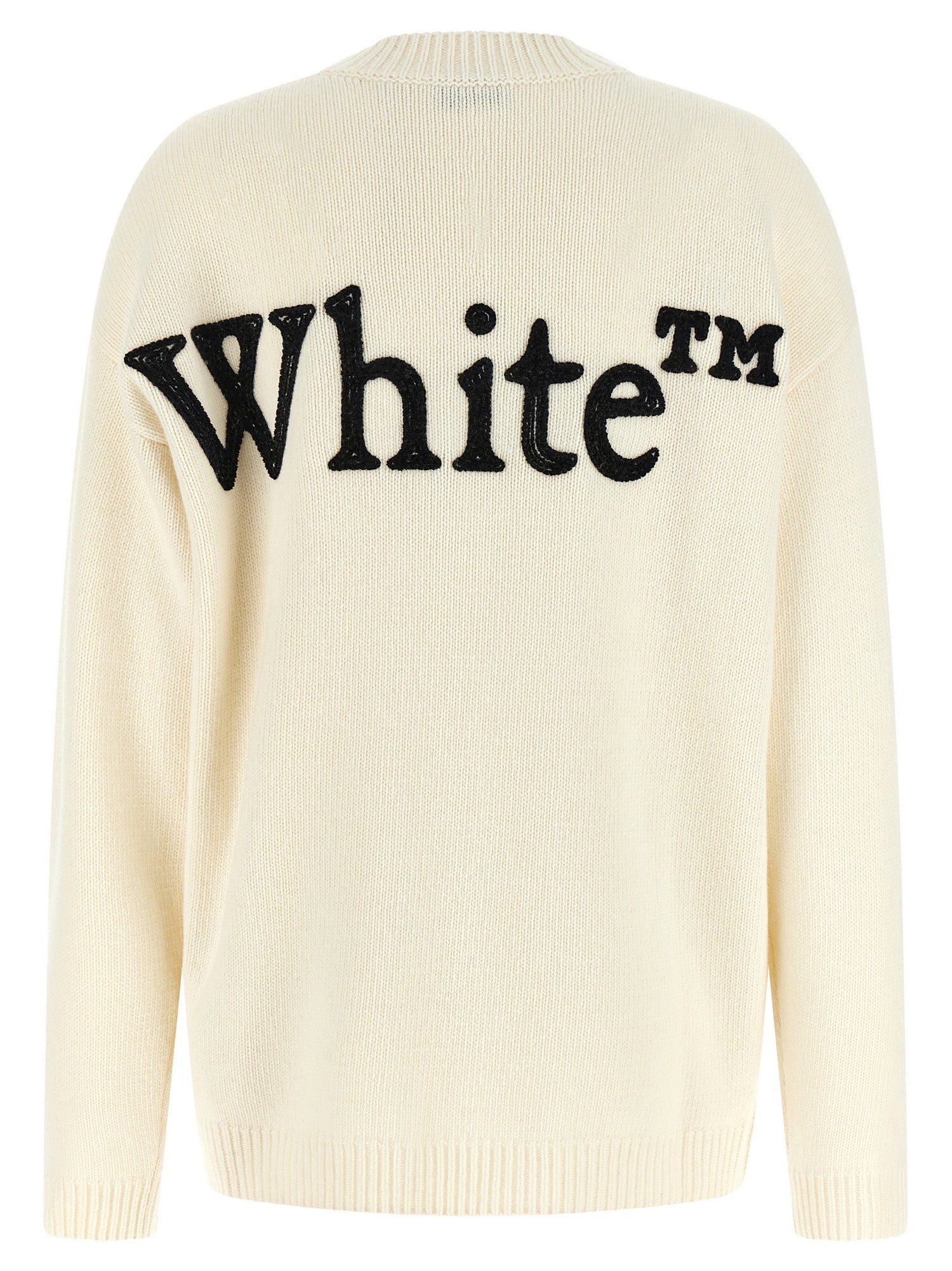 Off White Bookish Shared Sweater White/black