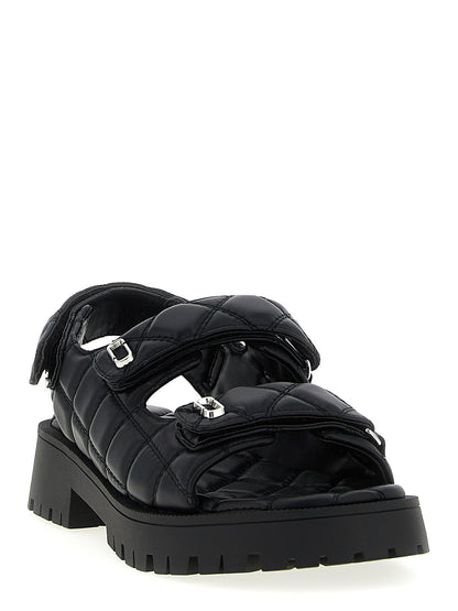 Marc Jacobs The Quilted Sunny Sandals Black
