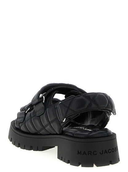Marc Jacobs The Quilted Sunny Sandals Black