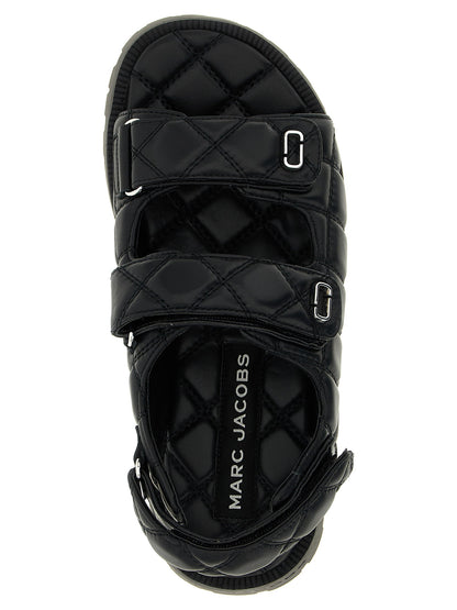 Marc Jacobs The Quilted Sunny Sandals Black