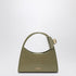 Marc Jacobs Reed Glam Claw Clip Leather Shoulder Bag Red