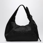 Marc Jacobs Black Nylon Bow-Detail Shoulder Bag Metal