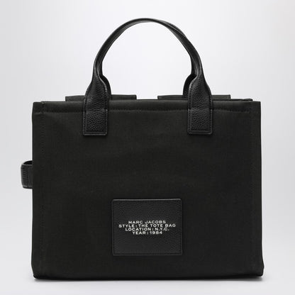Marc Jacobs Black Canvas Medium Cargo Tote Bag Metal
