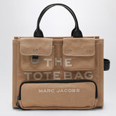 Marc Jacobs Medium Beige Canvas Cargo Tote Bag Multicolor