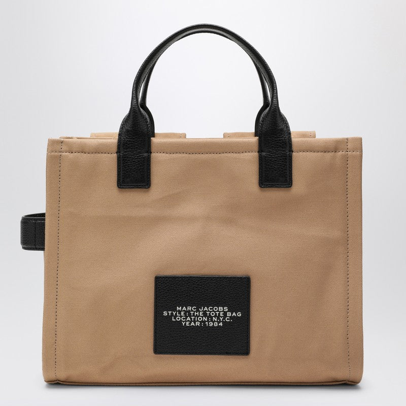 Marc Jacobs Medium Beige Canvas Cargo Tote Bag Multicolor