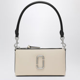Marc Jacobs The Snapshot DTM Convertible Leather Shoulder Bag White