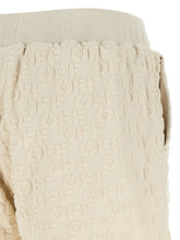 Off White Terry Shorts Beige