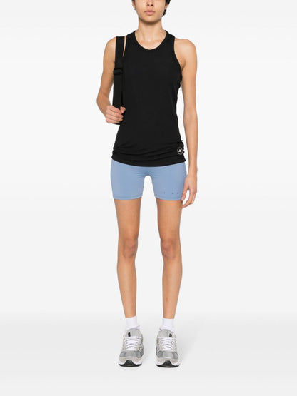 Adidas By Stella McCartney Ribbed Sleeveless Performance Top Black Black