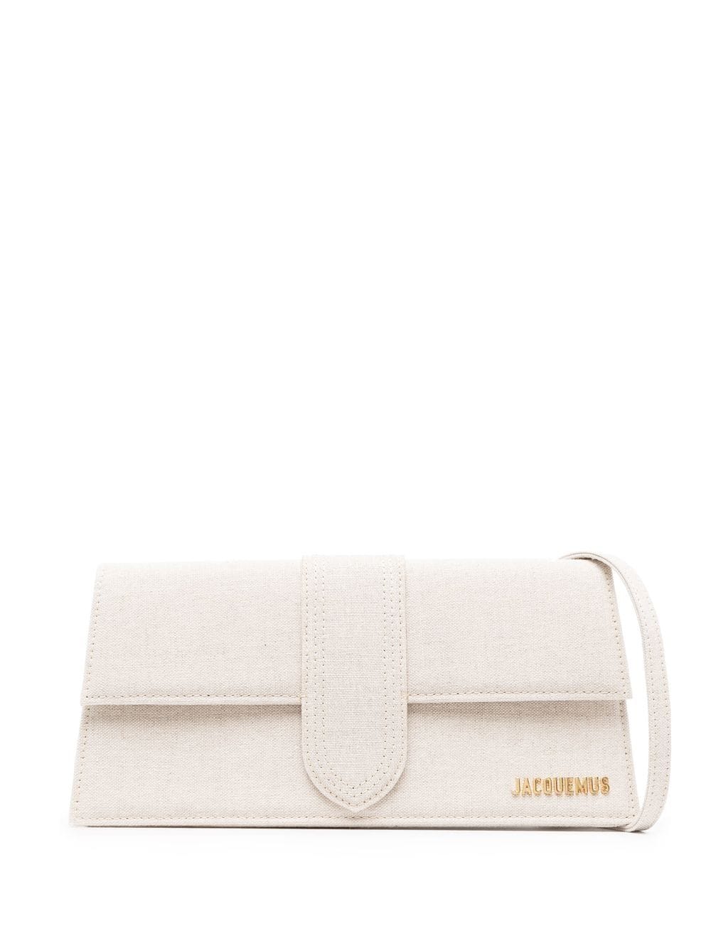 Le Bambino linen shoulder bag