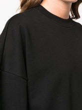 Wardrobe.Nyc Oversized Knitted Cotton Jumper Black Black