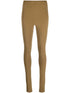 Wardrobe.Nyc High-Waisted Ankle-Zip Leggings Camel camel