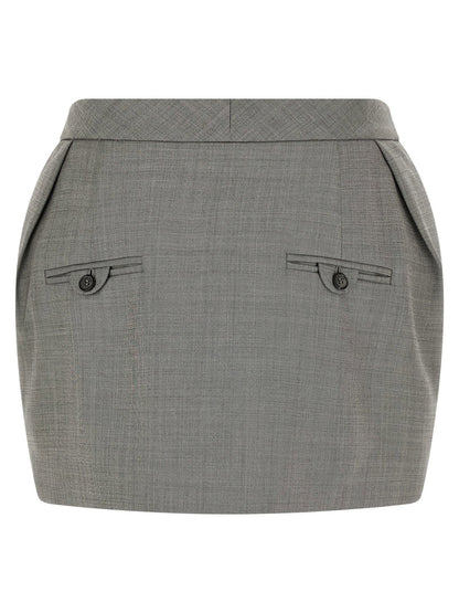 Magda Butrym 14 Skirt Gray