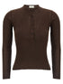Magda Butrym 20 Silk Sweater Brown