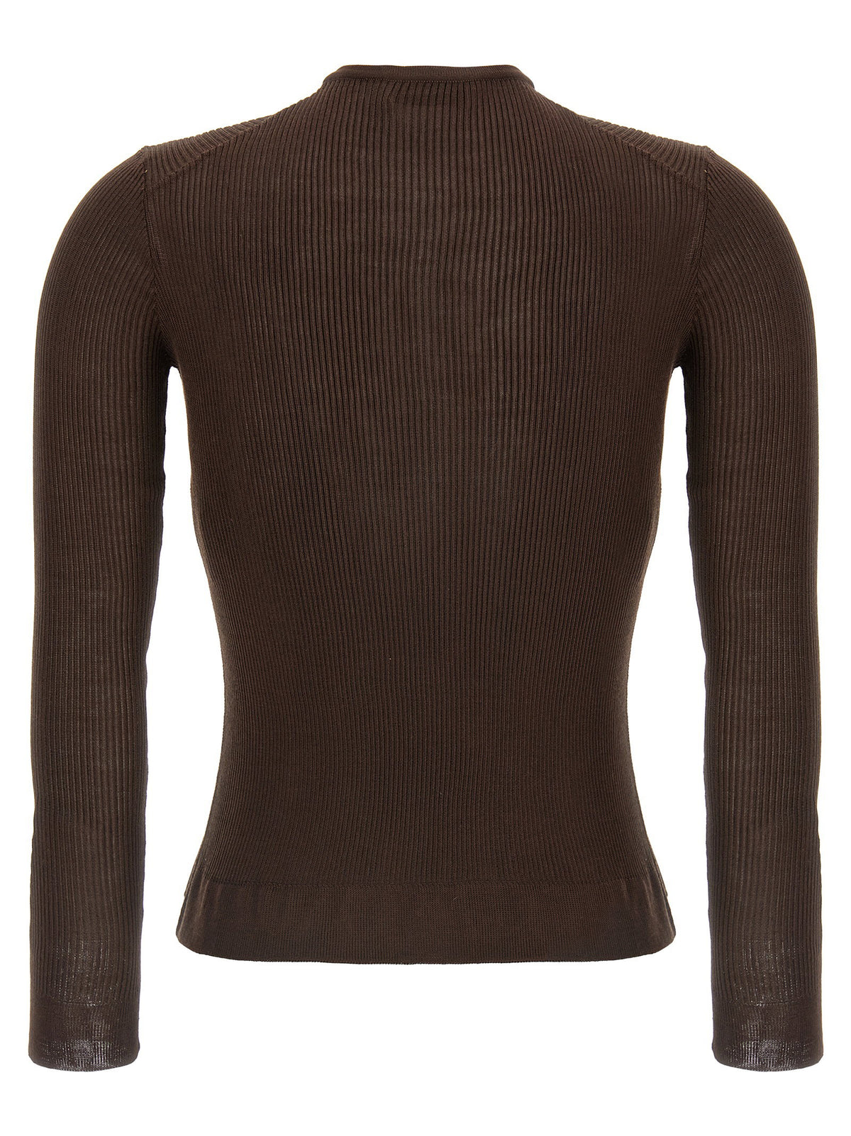 Magda Butrym 20 Silk Sweater Brown