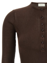 Magda Butrym 20 Silk Sweater Brown