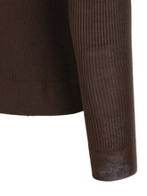 Magda Butrym 20 Silk Sweater Brown