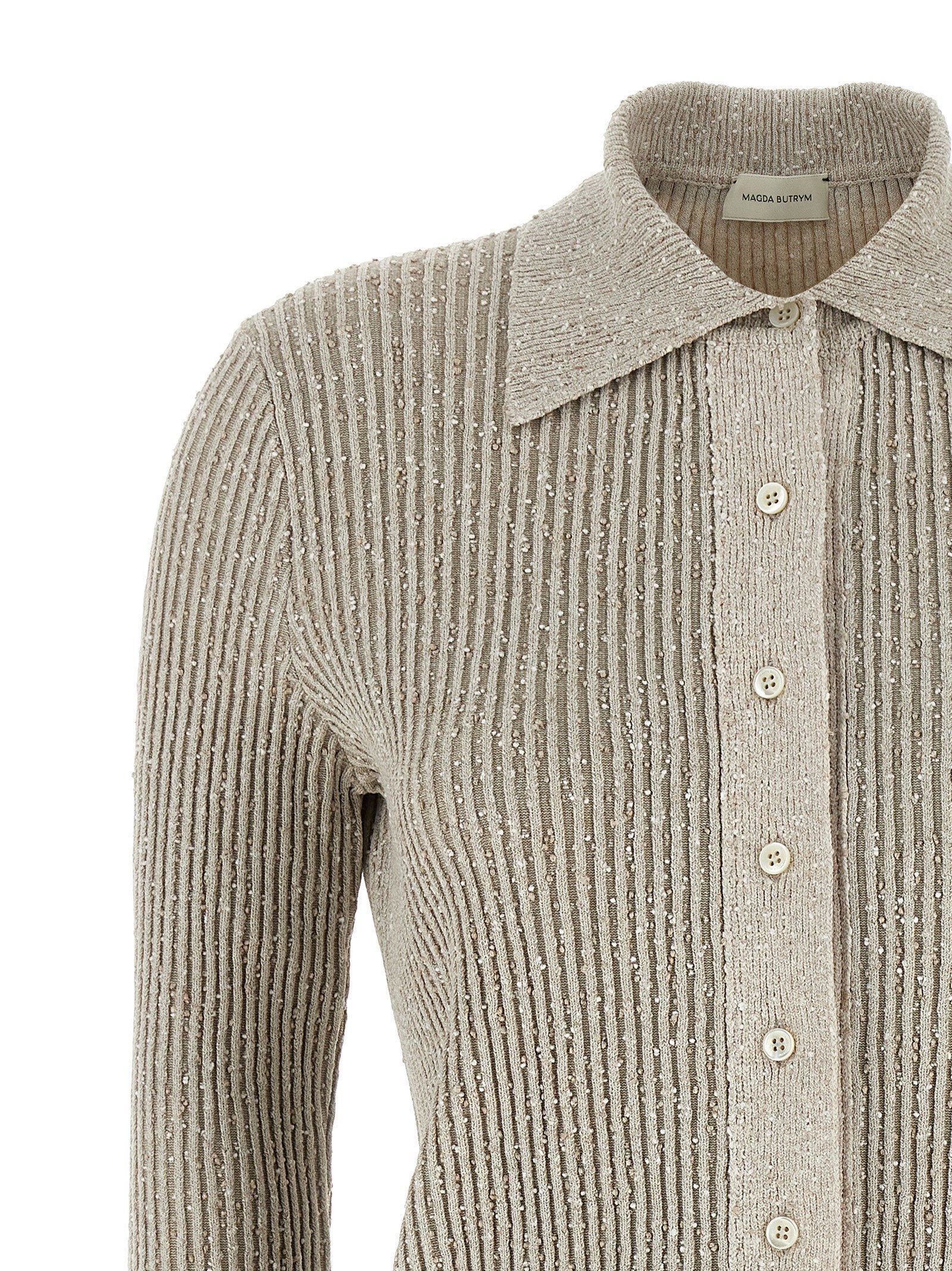 Magda Butrym 21 Cardigan Gray
