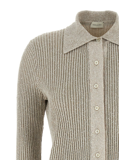 Magda Butrym 21 Cardigan Gray
