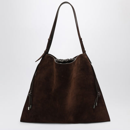 Christian Louboutin Baggy Large Suede Tote Bag Black black