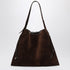 Christian Louboutin Baggy Large Suede Tote Bag Black black