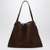 Christian Louboutin Baggy Large Suede Tote Bag Black black