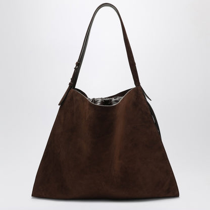 Christian Louboutin Baggy Large Suede Tote Bag Black black
