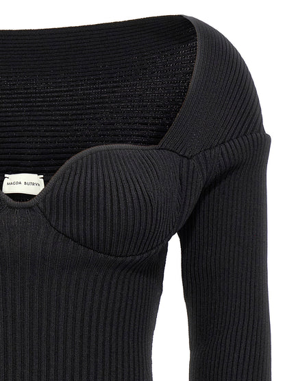 Magda Butrym 06 Sweater Black
