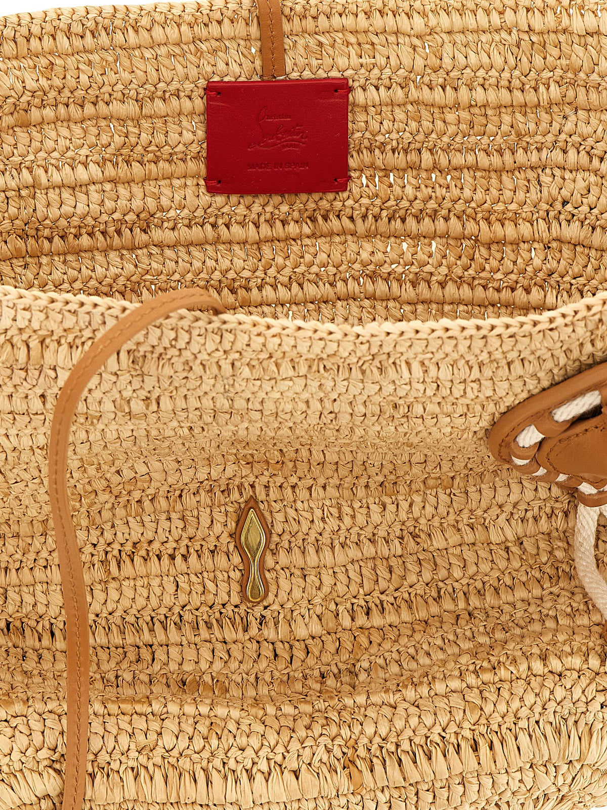 Christian Louboutin Venus Basket Mini Shopping Bag Beige