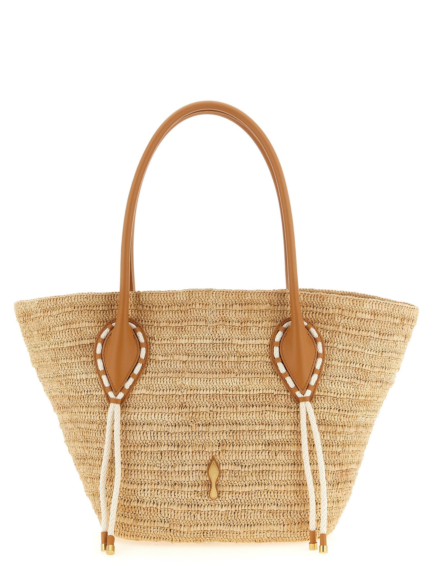 Christian Louboutin Venus Basket Large Shopping Bag Beige