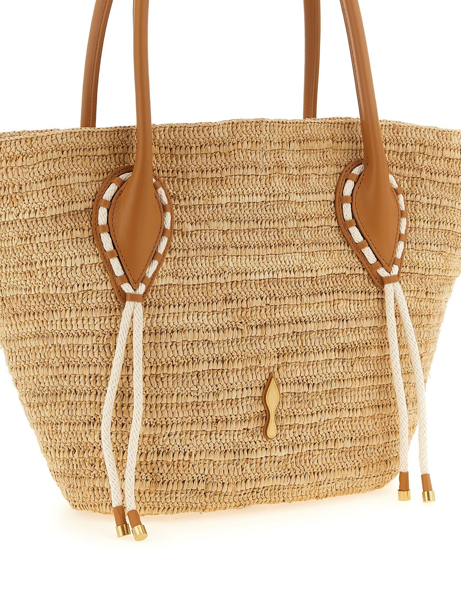 Christian Louboutin Venus Basket Large Shopping Bag Beige