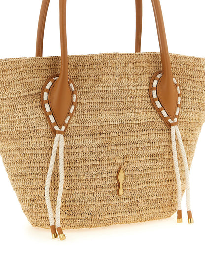 Christian Louboutin Venus Basket Large Shopping Bag Beige