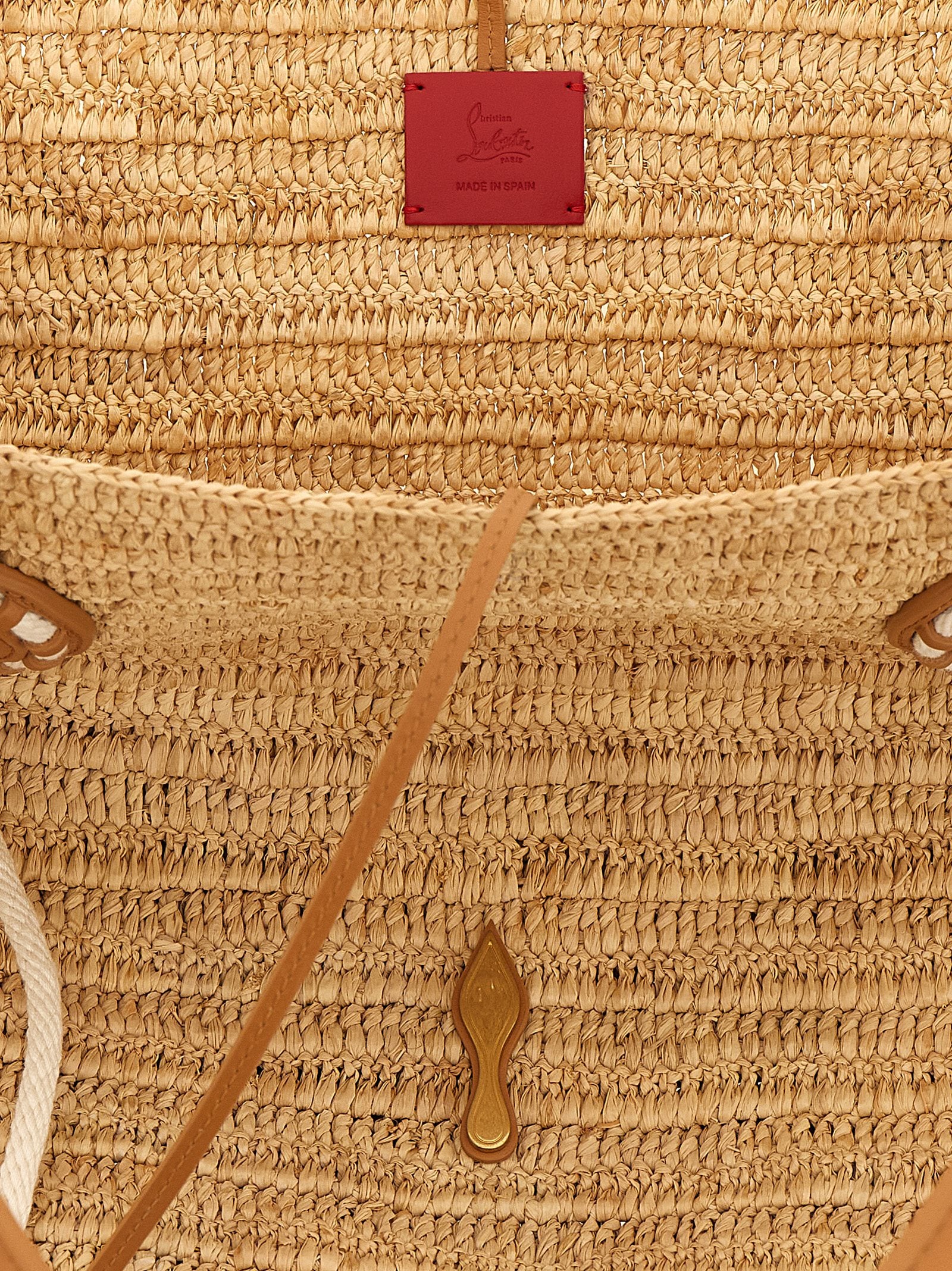 Christian Louboutin Venus Basket Large Shopping Bag Beige